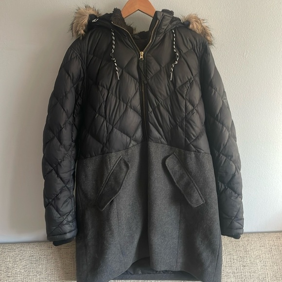Eddie Bauer Jackets & Blazers - Eddie Bauer Lanely Wool Blend Down Parka Size XL
